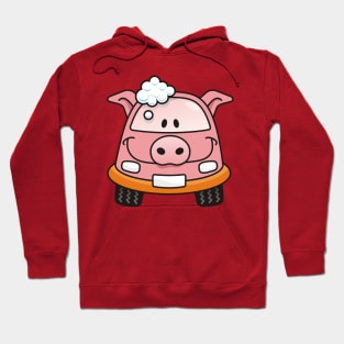 Car Wash Pig Hoodie